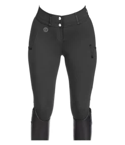 Felix Bühler Pantalon d'équitation mesh hybride à basanes grip Romy noir