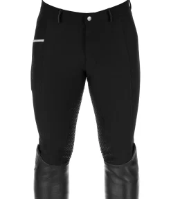 Felix Bühler Pantalon d'équitation softshell à fond intégral grip homme Oliver noir Clearance