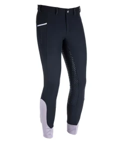Felix Bühler Pantalon d'équitation softshell à fond intégral grip homme Oliver noir Clearance