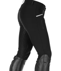 Felix Bühler Pantalon d'équitation softshell à fond intégral grip homme Oliver noir Clearance