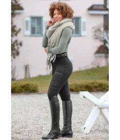 Felix Bühler Pantalon d'équitation softshell avec grip Cosima noir