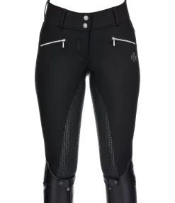 Felix Bühler Pantalon d'équitation taille haute shoftshell à fond intégral Grip Ariana noir Hot
