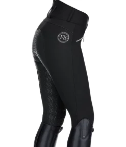 Felix Bühler Pantalon d'équitation taille haute shoftshell à fond intégral Grip Ariana noir Hot
