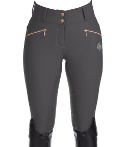 Felix Bühler Pantalon d'équitation taille haute shoftshell à fond intégral Grip Ariana carbone Best