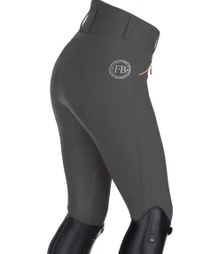 Felix Bühler Pantalon d'équitation taille haute shoftshell à fond intégral Grip Ariana carbone Best