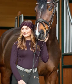 Felix Bühler Pantalon d'équitation taille haute à fond intégral Grip Catherine graphite