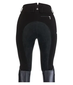 Equilibre Pantalon d'équitation taille haute à fond intégral Lana noir Hot