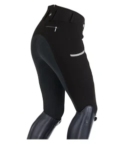 Equilibre Pantalon d'équitation taille haute à fond intégral Lana noir Hot