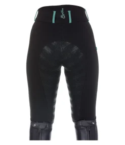 Equilibre Pantalon d'équitation taille haute à fond intégral enfant Olwen noir Sale