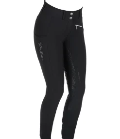 Felix Bühler Pantalon d'équitation taille haute thermique à fond intégral grip Elodie noir Sale