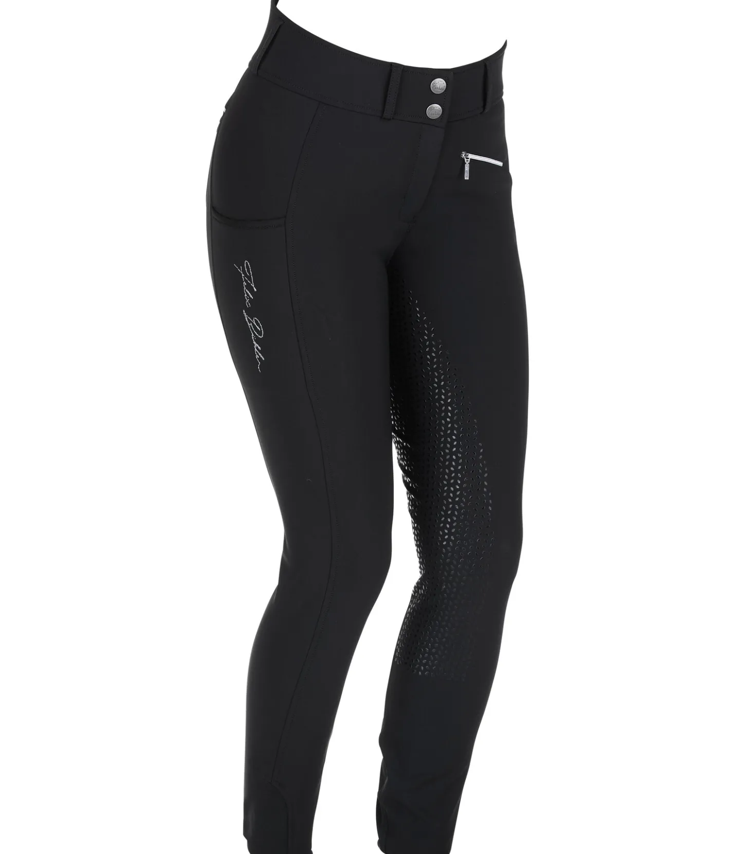Felix Bühler Pantalon d'équitation taille haute thermique à fond intégral grip Elodie noir Sale