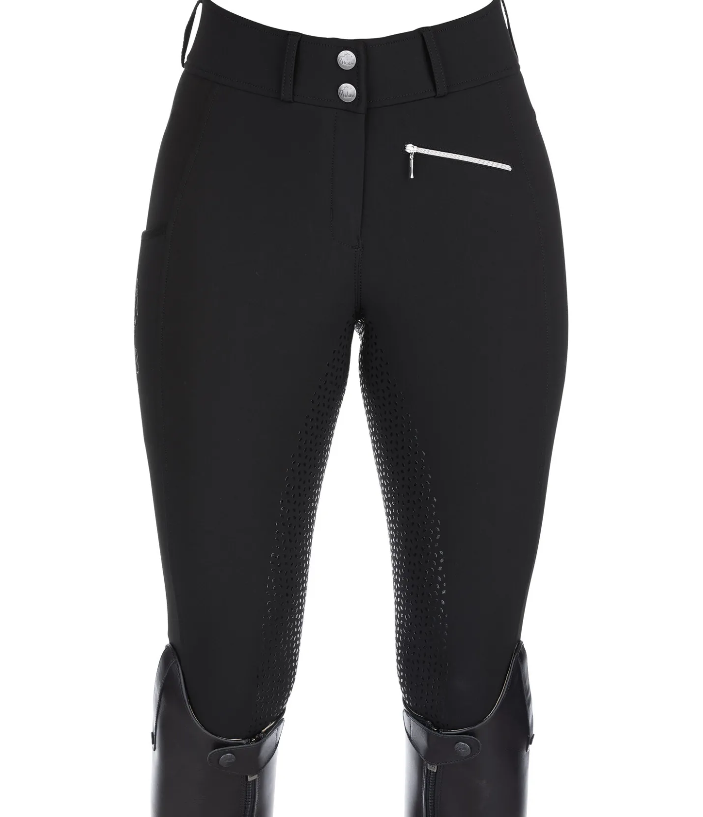 Felix Bühler Pantalon d'équitation taille haute thermique à fond intégral grip Elodie noir Sale