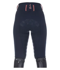 Equilibre Pantalon d'équitation taille haute à fond intégral enfant Olwen navy Hot