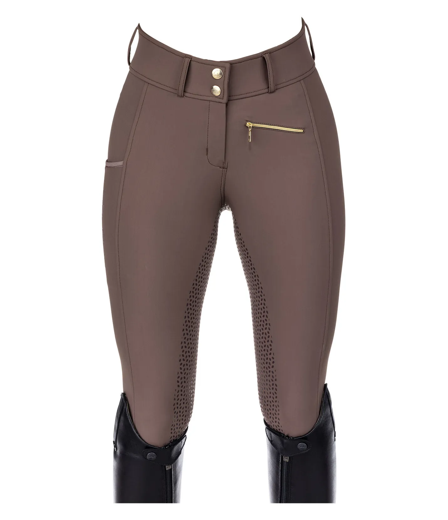 Felix Bühler Pantalon d'équitation taille haute thermique à fond intégral grip Elodie cannelle Clearance