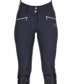 Felix Bühler Pantalon d'équitation taille haute shoftshell à fond intégral Grip Ariana navy Hot