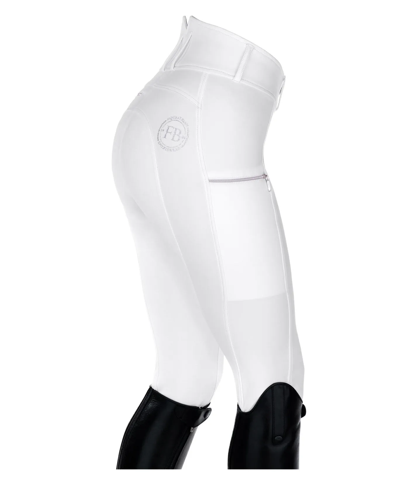 Felix Bühler Pantalon d'équitation taille haute à fond intégral Marleen blanc Clearance