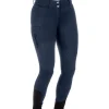 Equilibre Pantalon d'équitation thermique hybride à fond intégral Grip Marleen navy Sale