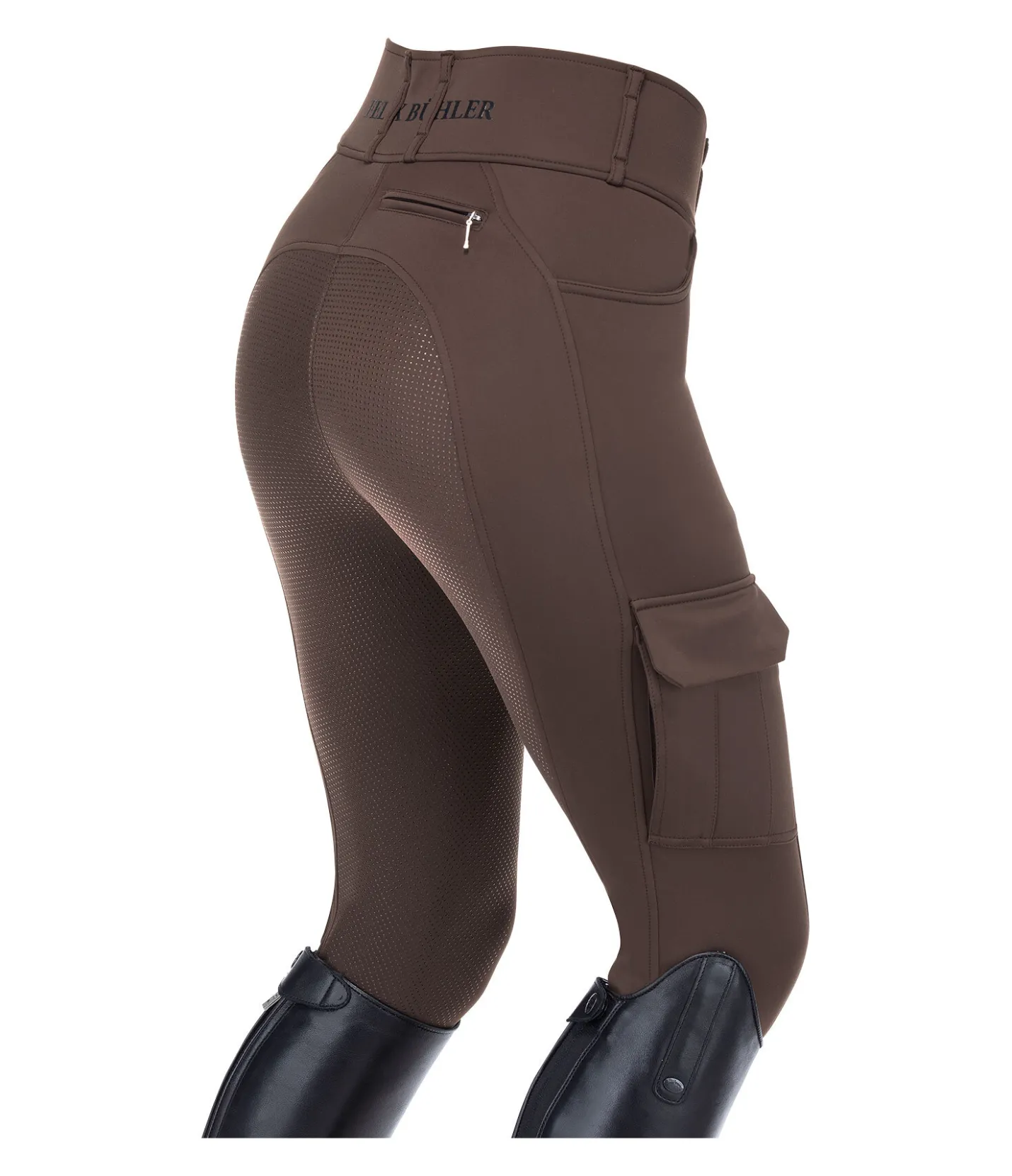 Felix Bühler Pantalon d'équitation thermique hybride à fond intégral grip Madeleine chocolat noir Sale