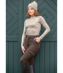 Felix Bühler Pantalon d'équitation thermique hybride à fond intégral grip Madeleine chocolat noir Sale