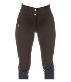 Felix Bühler Pantalon d'équitation thermique hybride à fond intégral grip Cheyenne chocolat noir