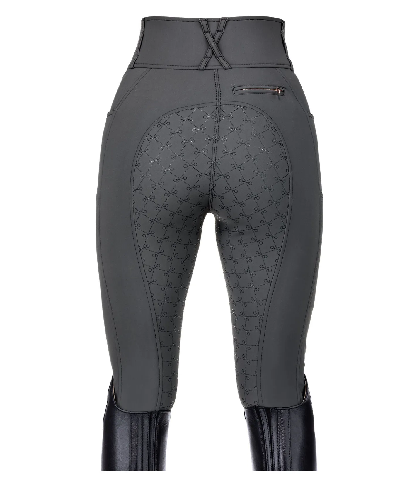 Felix Bühler Pantalon d'équitation thermique à fond intégral grip Jessica carbone New