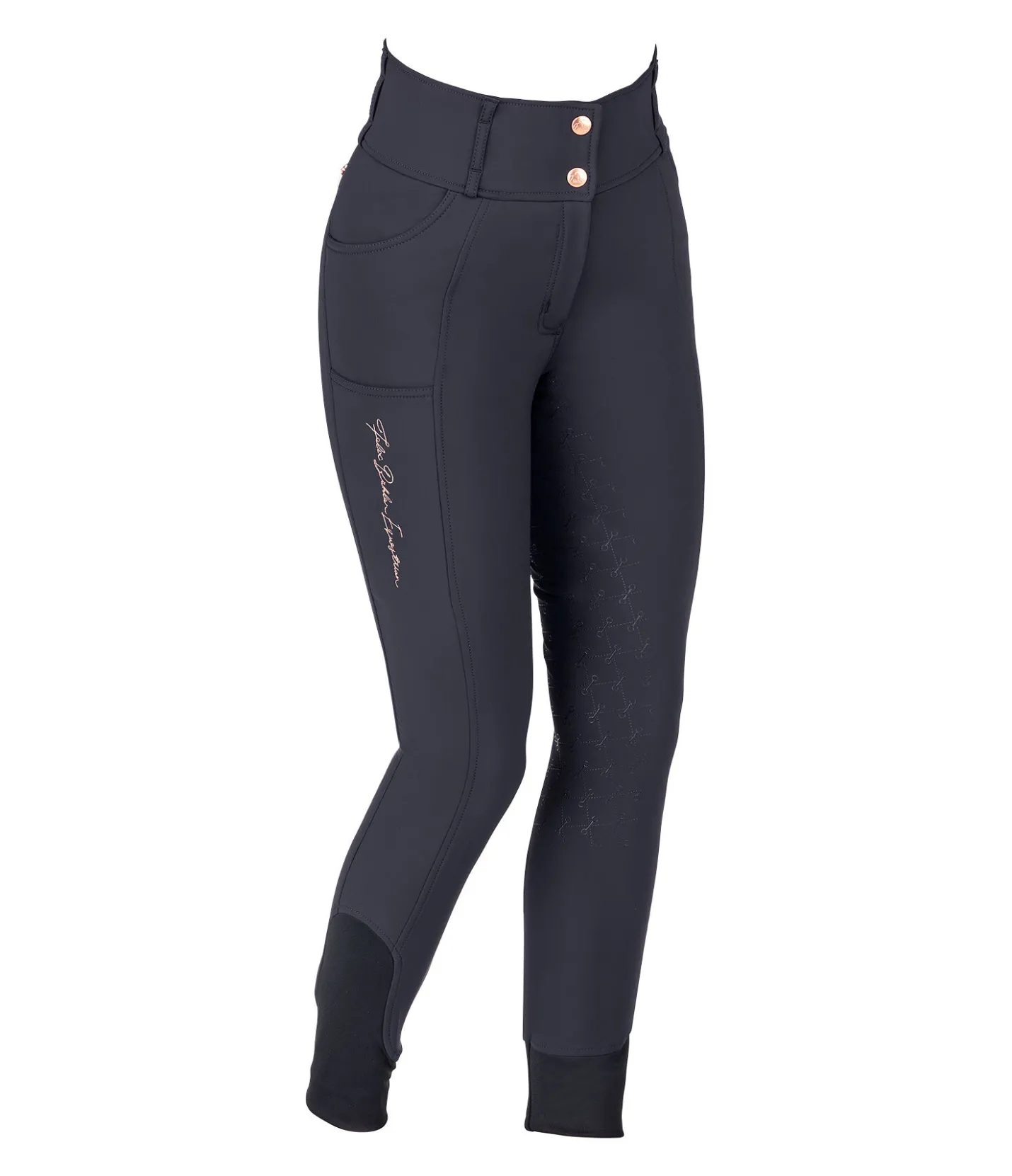 Felix Bühler Pantalon d'équitation thermique à fond intégral grip Jessica navy Hot