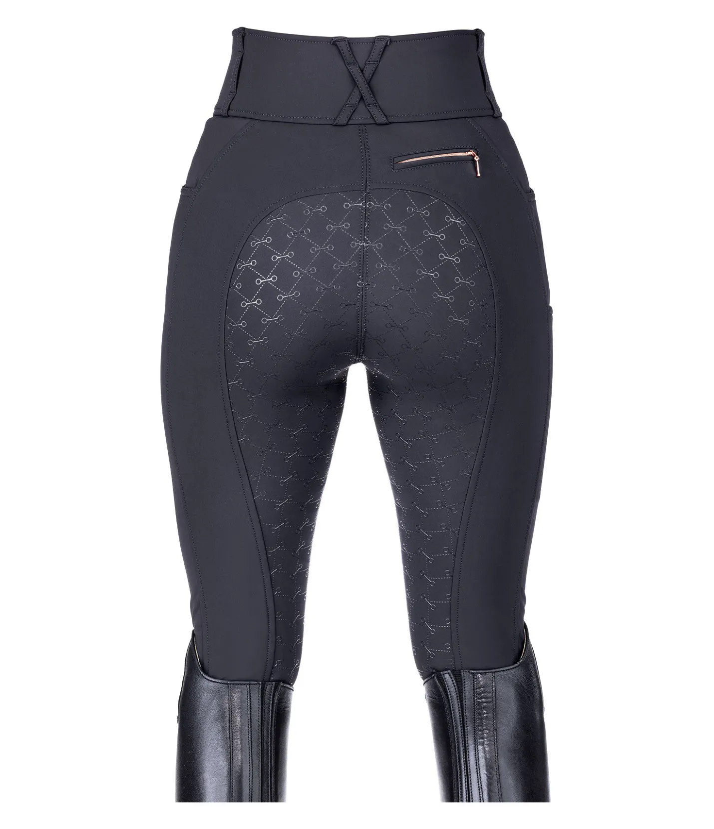 Felix Bühler Pantalon d'équitation thermique à fond intégral grip Jessica navy Hot