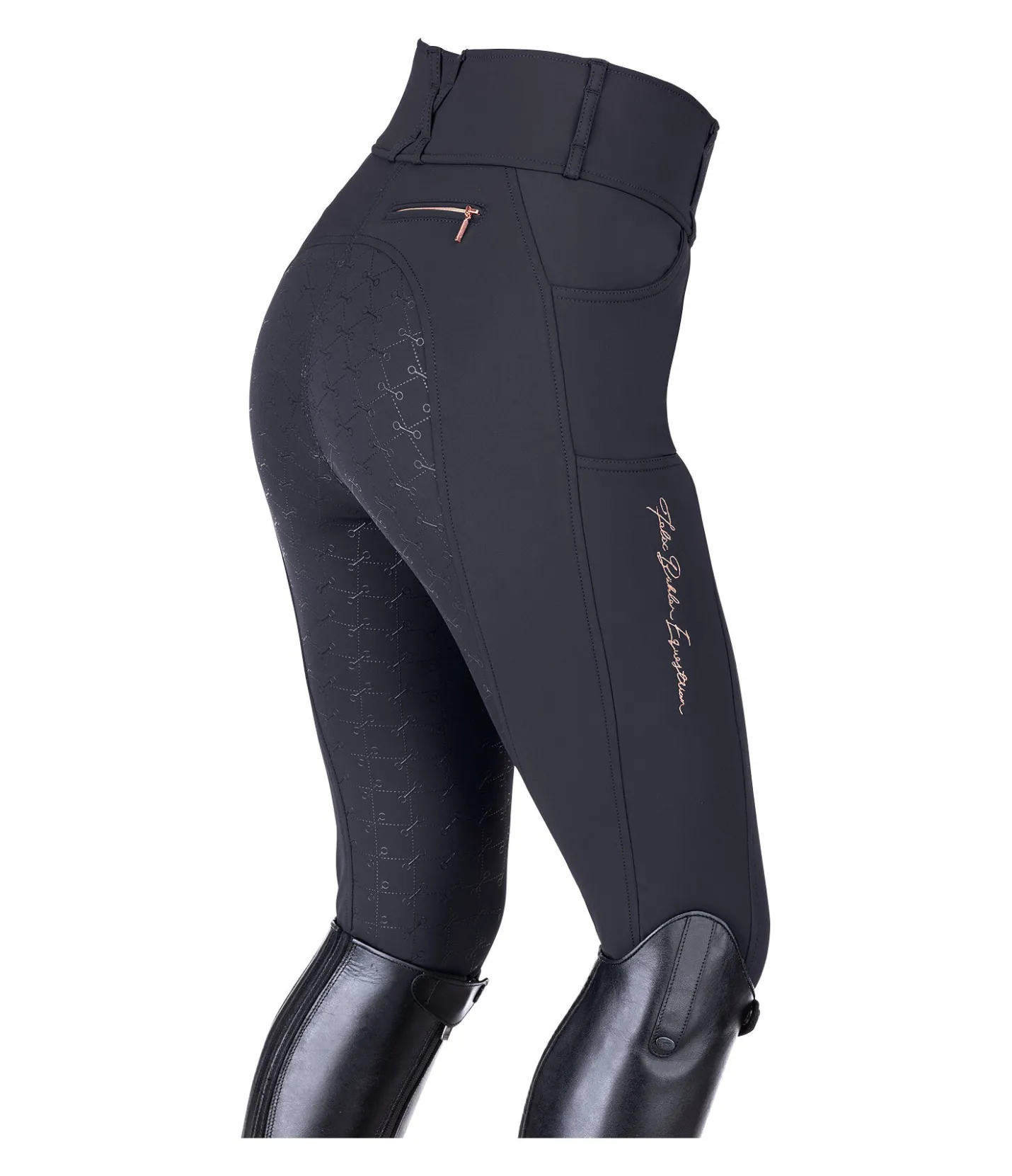 Felix Bühler Pantalon d'équitation thermique à fond intégral grip Jessica navy Hot