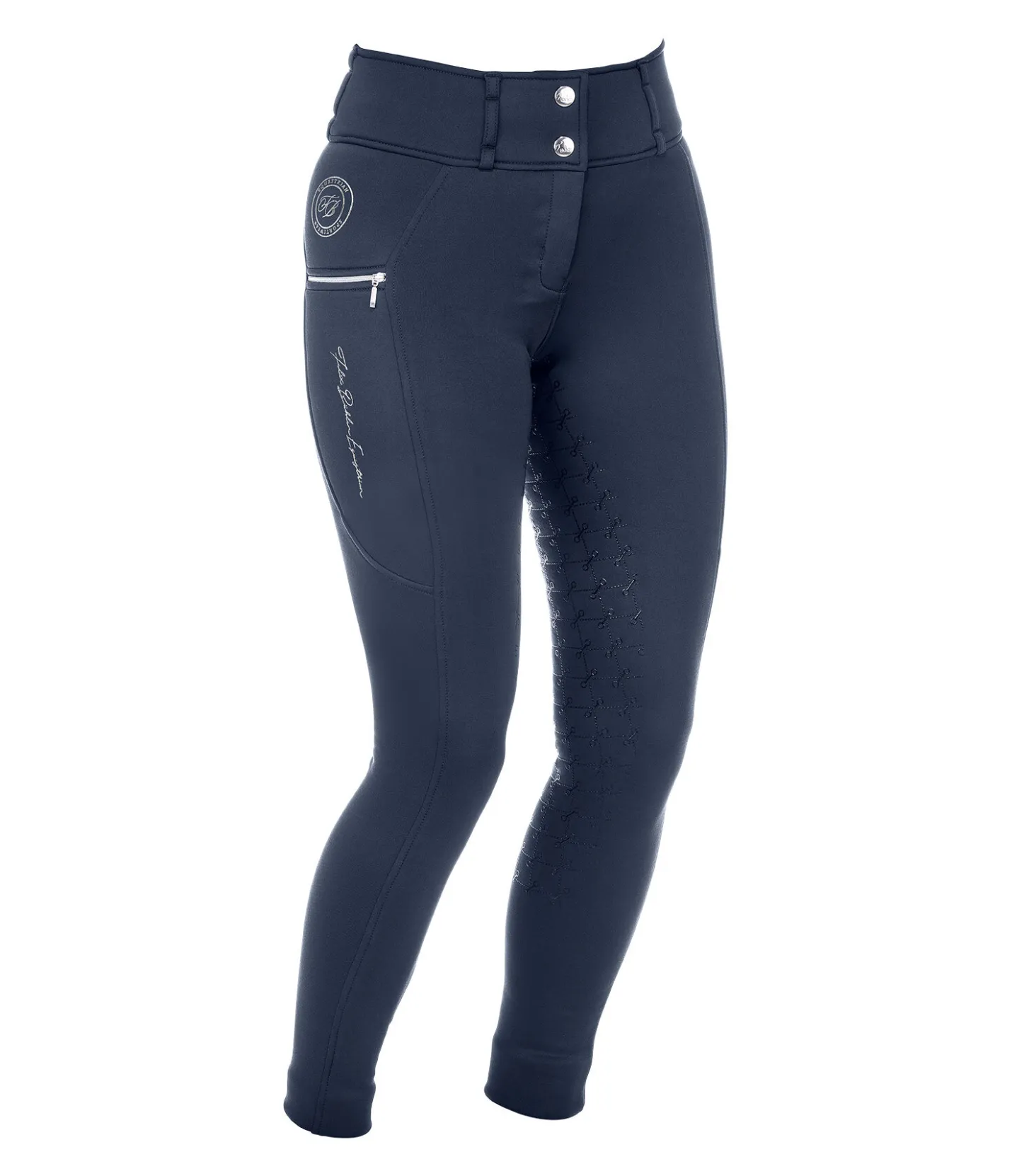 Felix Bühler Pantalon d'équitation thermique hybride à fond intégral grip Cheyenne navy Sale