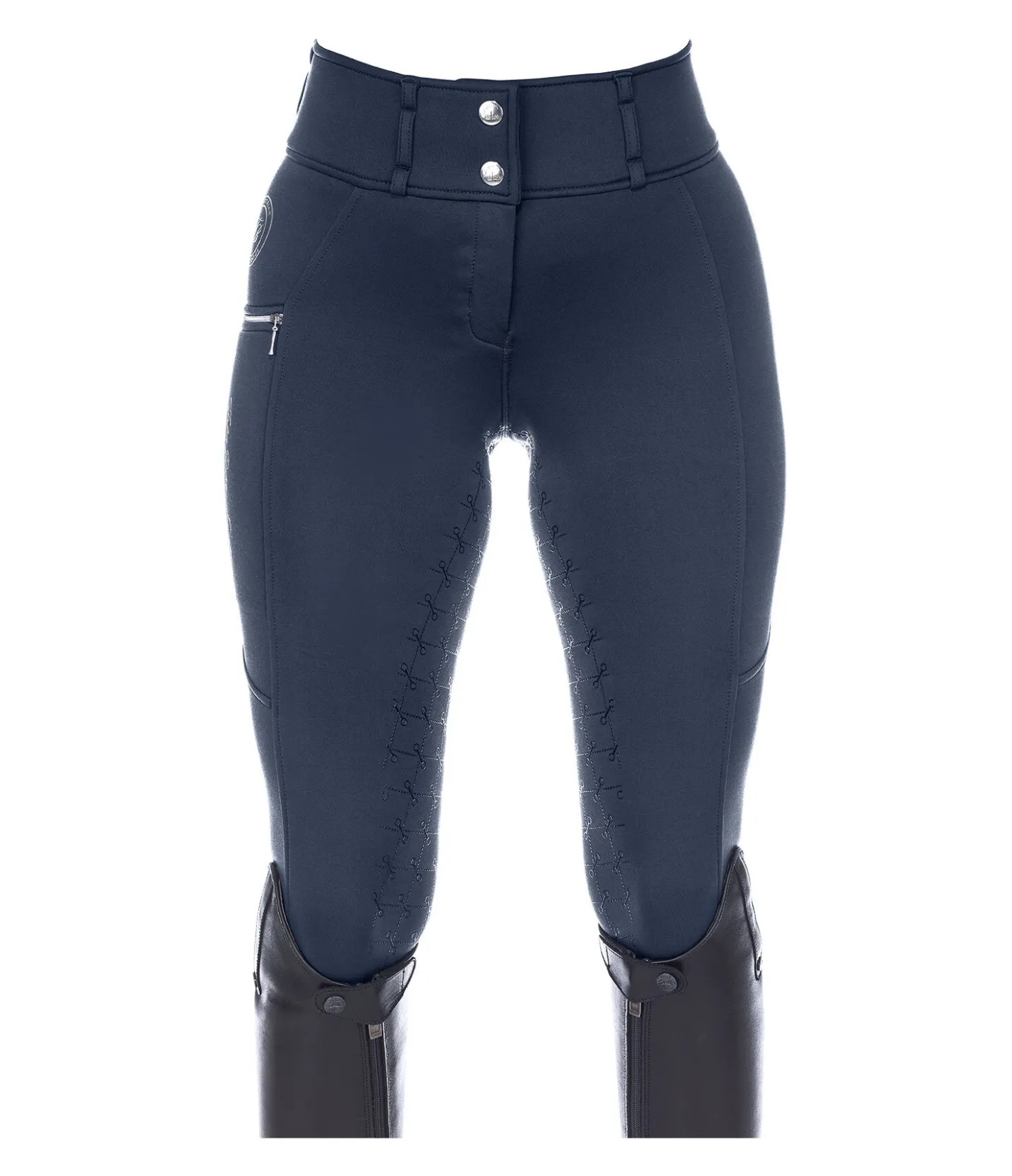 Felix Bühler Pantalon d'équitation thermique hybride à fond intégral grip Cheyenne navy Sale