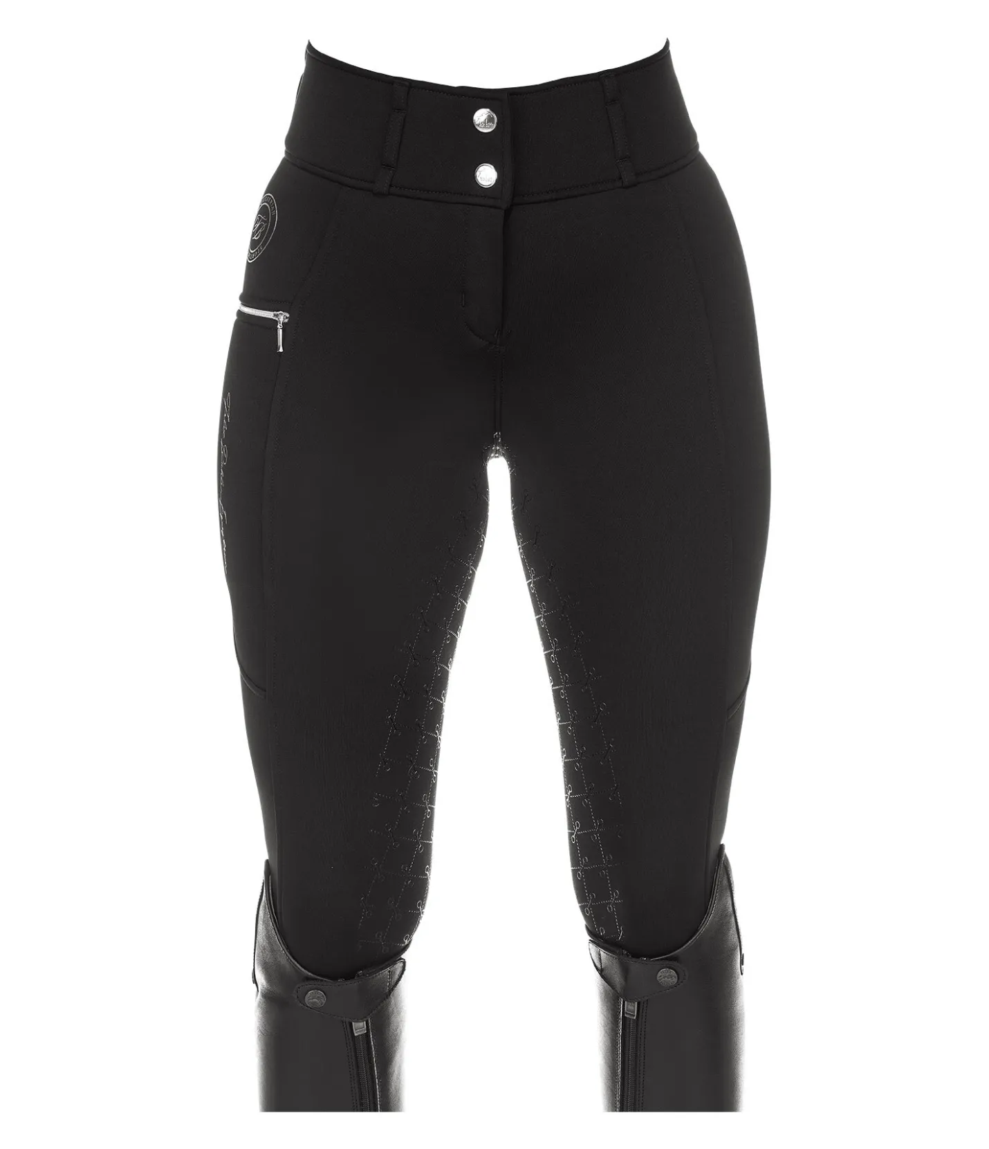 Felix Bühler Pantalon d'équitation thermique hybride à fond intégral grip Cheyenne noir Discount
