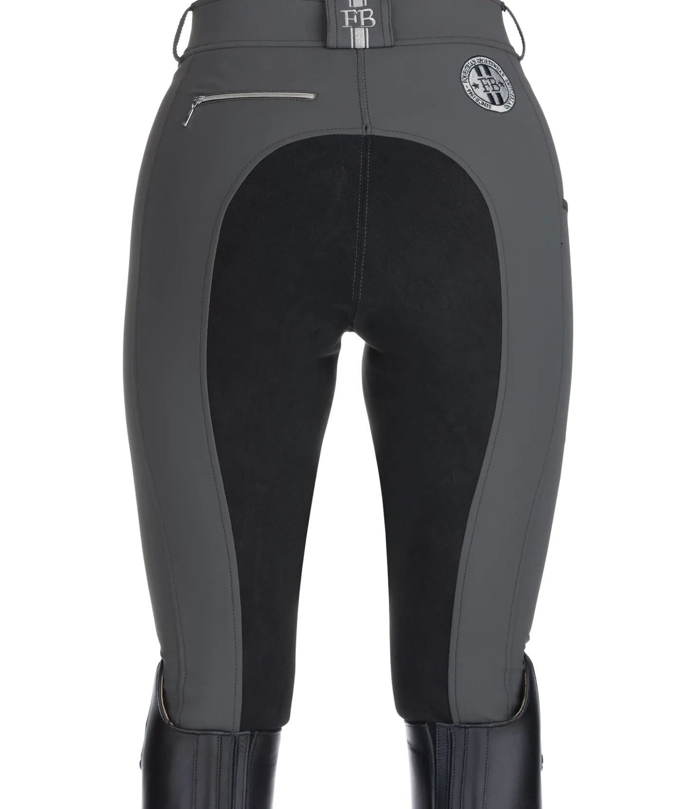 Felix Bühler Pantalon d'équitation thermique pro à fond intégral Juliette carbone Discount