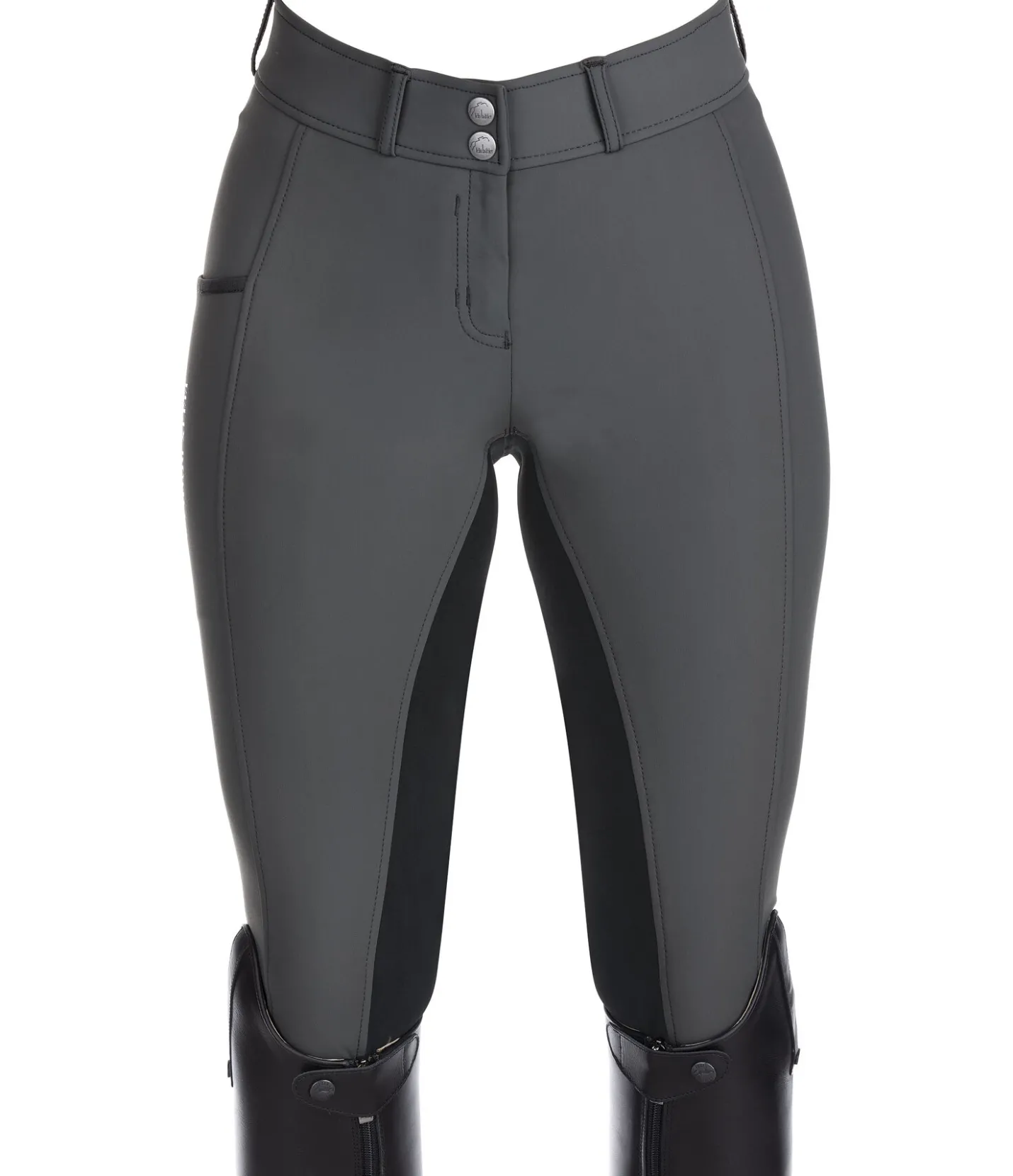 Felix Bühler Pantalon d'équitation thermique pro à fond intégral Juliette carbone Discount