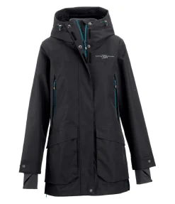 EQUESTRIAN WORK WEAR Parka d'extérieur technique 3 en 1 avec gilet amovible noir Sale