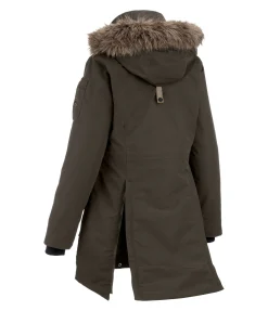 Felix Bühler Parka d'équitation technique à capuche Ulla olive foncée Sale