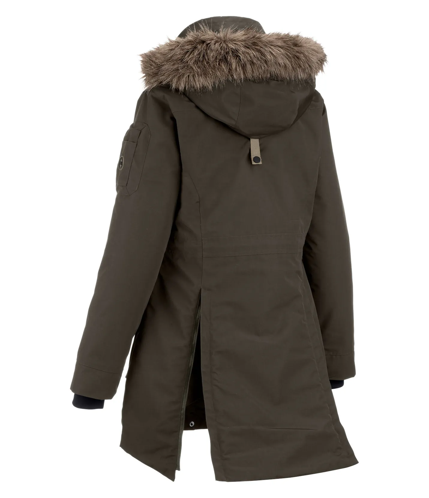 Felix Bühler Parka d'équitation technique à capuche Ulla olive foncée Sale