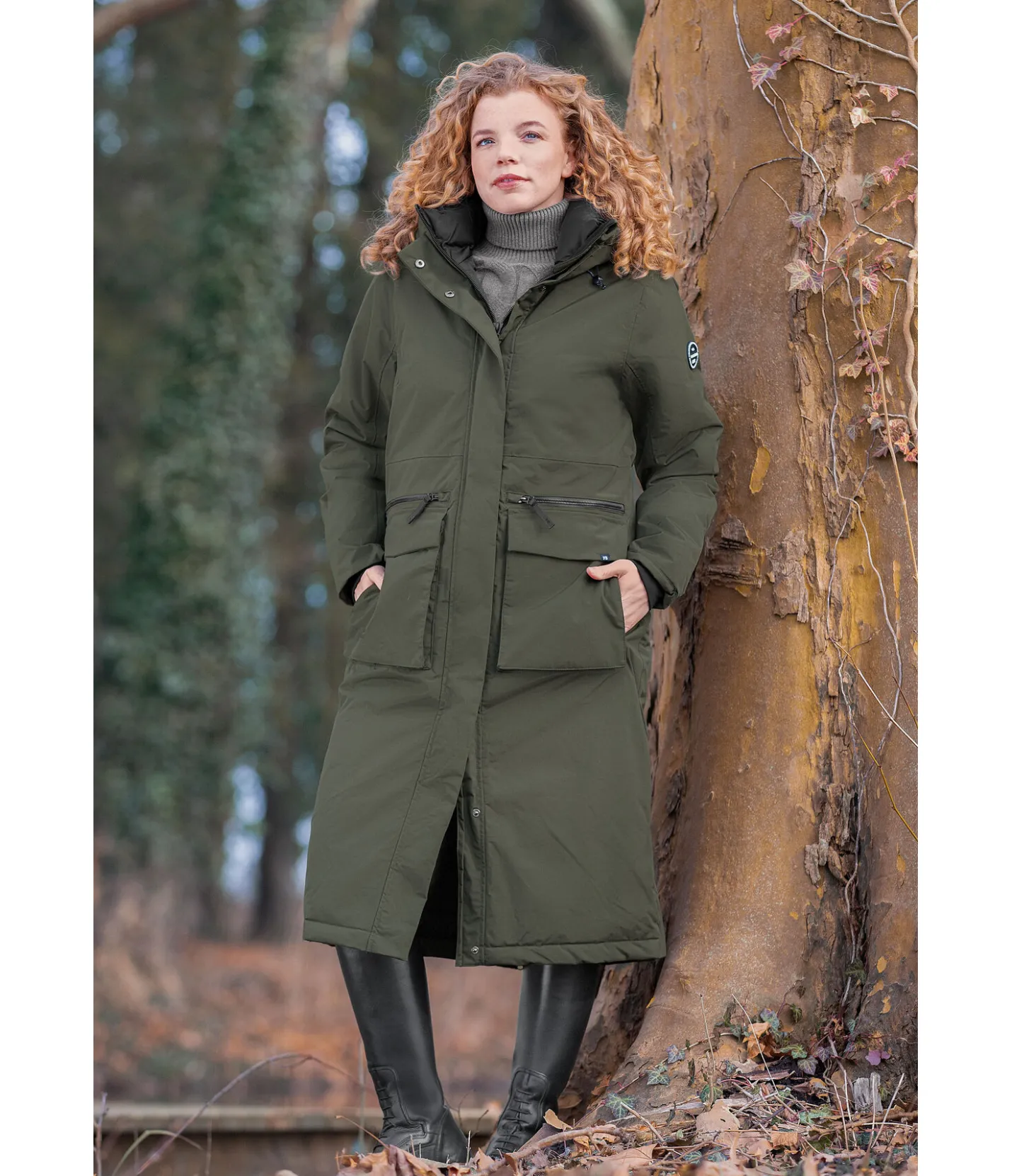 Felix Bühler Parka longue à capuche Claudi vert sapin Best