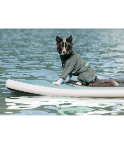 sugar dog Peignoir pour chien Allover Dry matcha foncé New