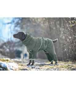sugar dog Peignoir pour chien Allover Dry matcha foncé New