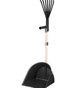 Kramer Pelle à fumier XL Mistboy avec manche et râteau noir