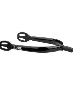 SILK STEEL Éperons Silicon Black noir Clearance