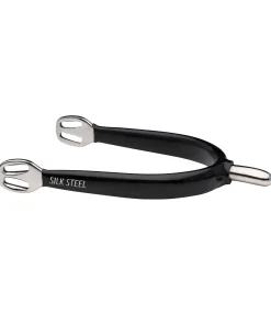 SILK STEEL Éperons revêtement silicone noir Sale