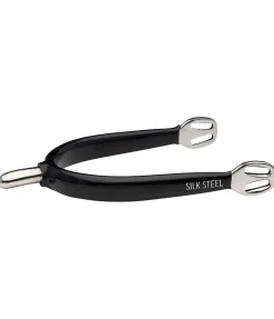 SILK STEEL Éperons revêtement silicone noir Sale