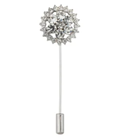 Felix Bühler Épingle de plastron Crystal argenté Outlet