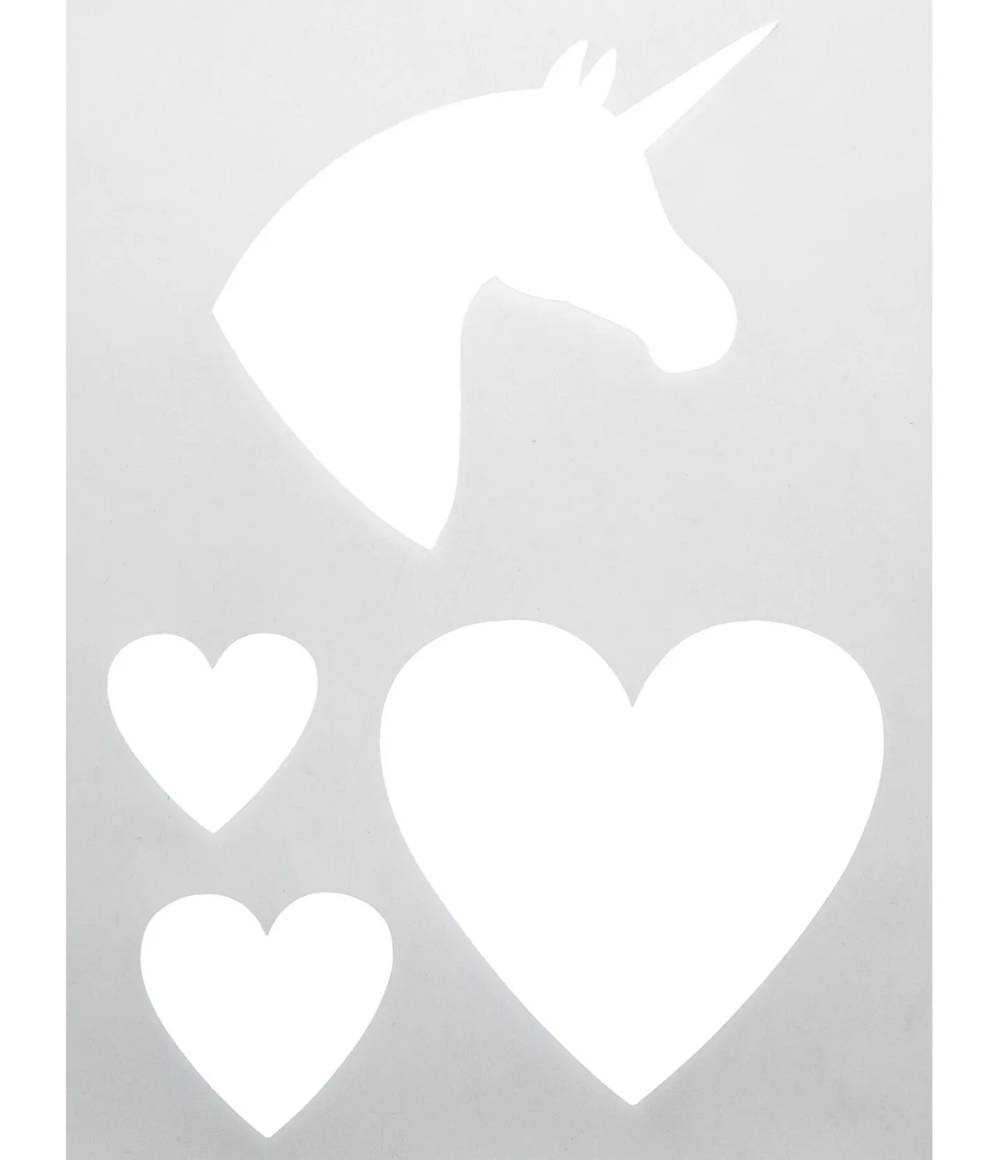 SHOWMASTER Pochoirs de tonte blanc New