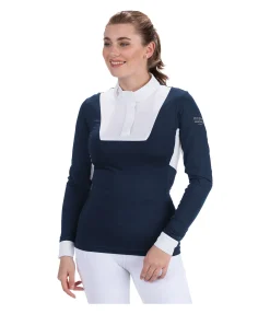 Felix Bühler Polo de concours technique à manches longues Gracie II navy Online