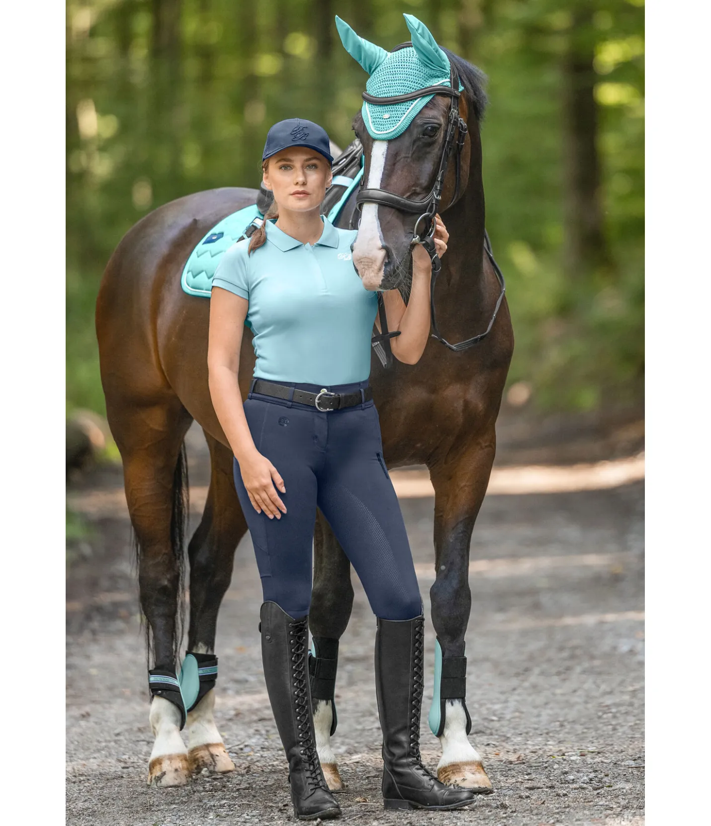 Felix Bühler Polo technique Noele ciel azur New
