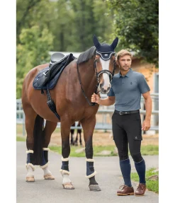 Felix Bühler Polo technique homme Denver bleu fumée Clearance