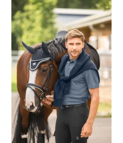 Felix Bühler Polo technique homme Denver bleu fumée Clearance
