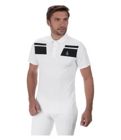 Felix Bühler Polo technique homme Ohio blanc